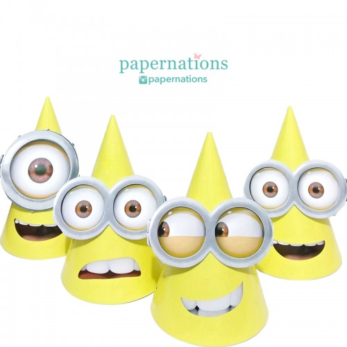 Minion Eyes Cone Hats